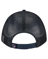 New Era Men's Navy Houston Texans Active Minimalist M-Crown A-Frame 9FORTY Adjustable Hat