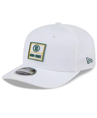 New Era Men's White Boston Red Sox 2025 City Connect Fan Pack 9SEVENTY Adjustable Hat