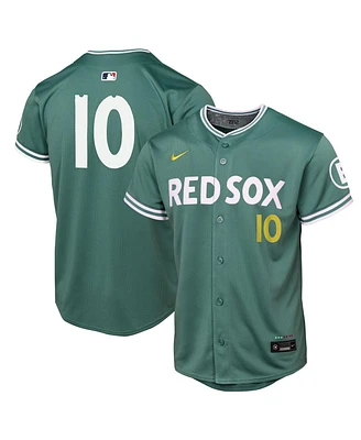 Nike Big Boys and Girls Trevor Story Green Boston Red Sox 2025 City Connect Limited Player Jersey