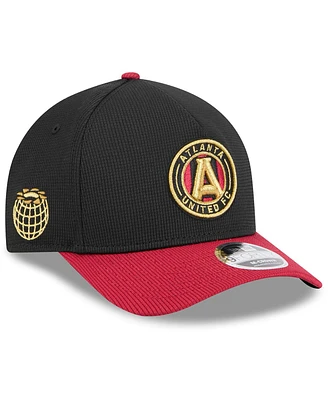 New Era Men's Black/Red Atlanta United Fc 2025 Jersey Hook 9FORTY M-Crown Adjustable Hat