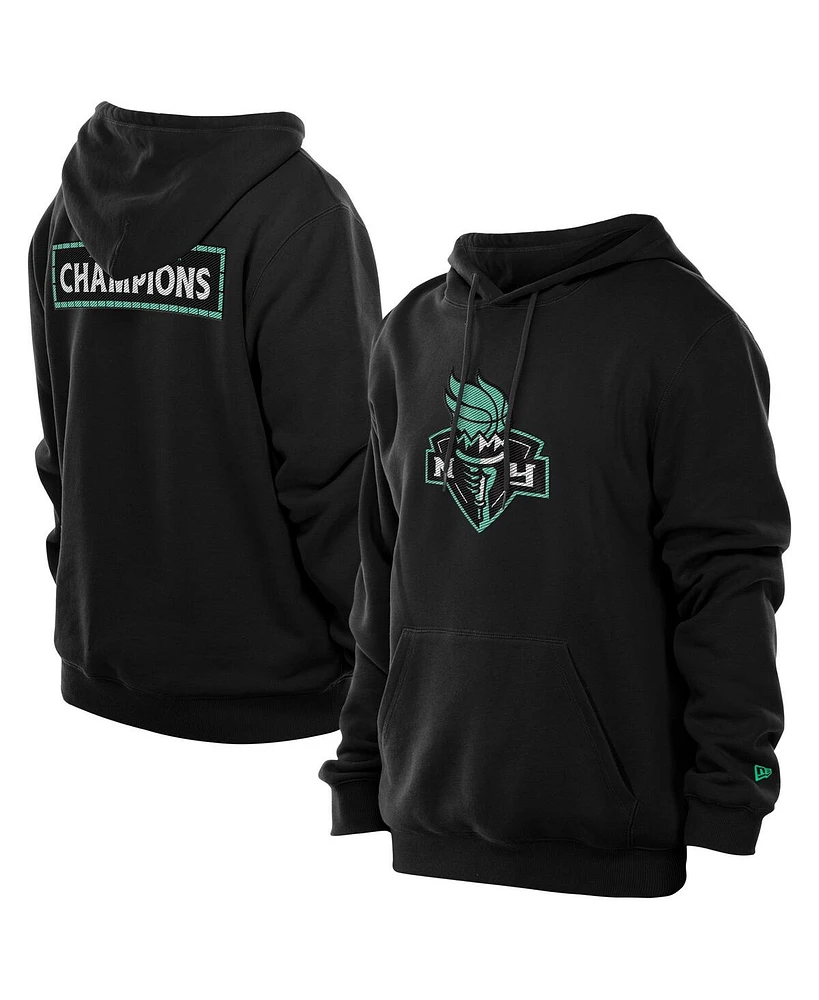 New Era Men's Black York Liberty Champions Premium Pullover Hoodie Sweatshirt