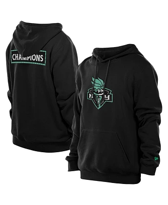 New Era Men's Black York Liberty Champions Premium Pullover Hoodie Sweatshirt