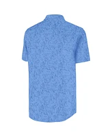 Antigua Men's Powder Blue Philadelphia Phillies Palm Tree Spring Training Lush Button-Up Shirt