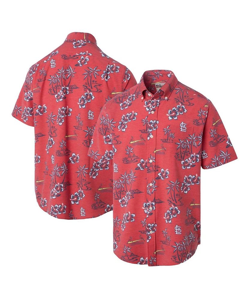 Reyn Spooner Men's Red St. Louis Cardinals Kekai Button-Down Shirt