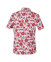 Reyn Spooner Men's White Cincinnati Reds Pua Performance Polo Shirt
