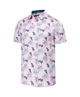 Flomotion Men's Light Pink Wm Phoenix Open Breezy Banks Polo Shirt