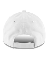 New Era Men's White Utah Mammoth 9FORTY Adjustable Hat
