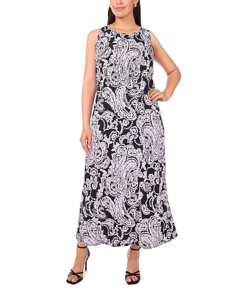 Msk Plus Sleeveless Jersey Maxi Dress