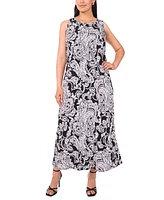 Msk Plus Sleeveless Jersey Maxi Dress