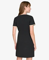 Tommy Hilfiger Petite Short-Sleeve Shift Dress