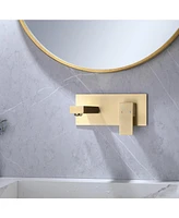 Greenspring Single-Handle Wall Mount Bathroom Faucet