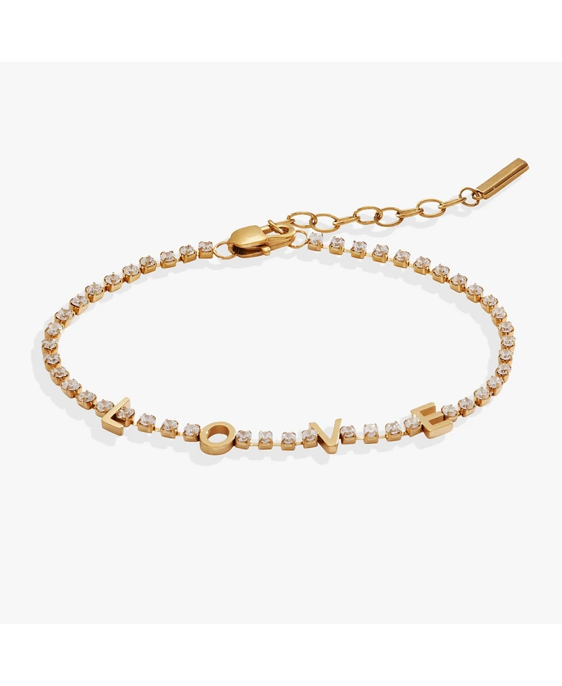 Alex Ani Love Tennis Bracelet