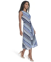 Jessica Howard Women's Sleeveless Lace Midi Dress