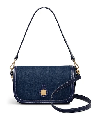 Radley London Bathurst Mews Denim Flap Over Crossbody Bag