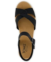 Toms Women's Margot Open Toe Wedge Sandals
