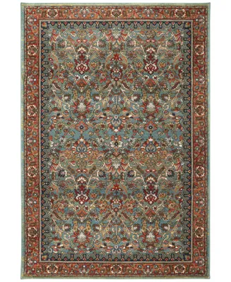 Karastan Spice Market Tigris Aquamarine 5'3" x 7'10" Area Rug