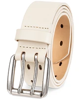 Levi's Women's Casual Double-Prong Roller-Buckle Leather Jean Belt