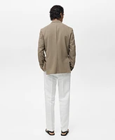 Mango Men's Slim-Fit Cool Wool Suit Blazer