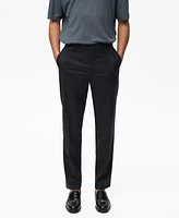 Mango Men's Cold Wool Slim-Fit Pants