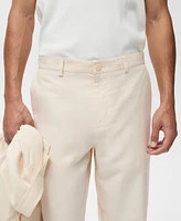 Mango Men's Linen Lyocell Suit Pants