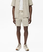 Mango Men's Water-Repellent Bermuda Shorts