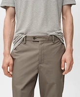 Mango Men's Slim-Fit Cotton Pants