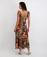 Siena Women's Sleeveless Chiffon A-Line Dress