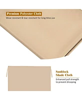 Outdoor Canopy Shade Cover with Copper Grommets & 4 Straps