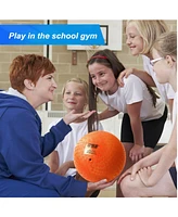 Set of 6 Multi-colored Playground Balls, Kickball, Bouncy Dodge Ball
