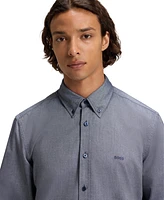 Boss by Hugo Men's Button-Down Regular-Fit Oxford Shirt