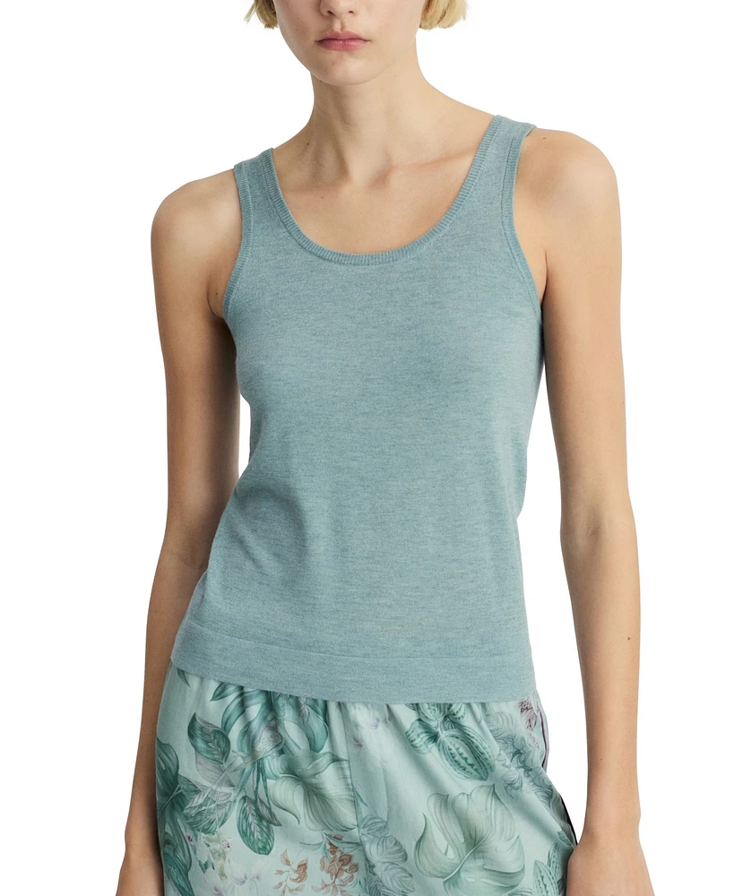 Mango Women's Rib-Knit Tank Top