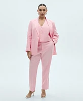 Mango Women's Linen Suit Jacket