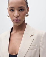 Mango Women's Structured Suit Jacket