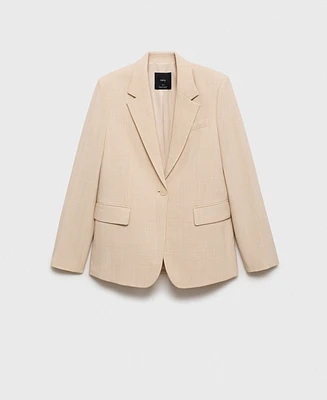 Mango Women's Structured Suit Jacket