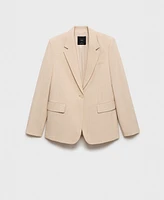Mango Women's Structured Suit Jacket