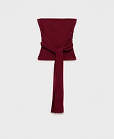 Mango Women's Knot Detail Bandeau Top