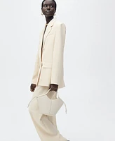 Mango Women's Double-Breasted Suit Jacket