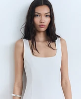 Mango Women's Tailored Short Dress