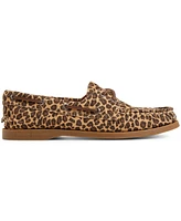 Sperry Women's Authentic Original 2-Eye Slip-On Boat Shoe - Woven brown primary