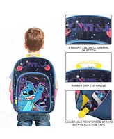 Disney's Stitch Space Character 16" Kid's Backpack For School And Travel