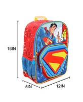 Dc Comics Superman Hero & Logo 14” Backpack