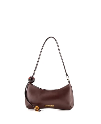 Pre-Owned Jacquemus Le Bisou Perle Shoulder Bag Leather