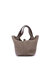 Pre-Owned Hermes Pm Picotin Lock Bag Clemence