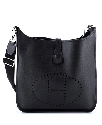 Pre-Owned Hermes Gm Evelyne Bag Gen Iii Epsom