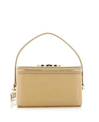 Pre-Owned Salvatore Ferragamo Gancini Vanity Case Leather