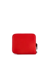Pre-Owned Hermes Compact Azap Zip Around Wallet Silk'in Epsom