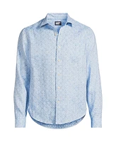 Lands' End Men's Long Sleeve Linen Shirt