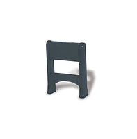 Rubbermaid 2 Step Slip Resistant Folding Plastic Stepstool with Foot Pads, Grey