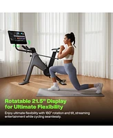 Speediance VeloNix Exercise Bike, Smart Ai Fitness Bike with Personalized Fitness Courses & Online Cycling Coaching, 21.5" Screen, Solid Design,