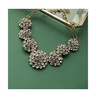 Sohi Stellar Sparkle Statement Necklace